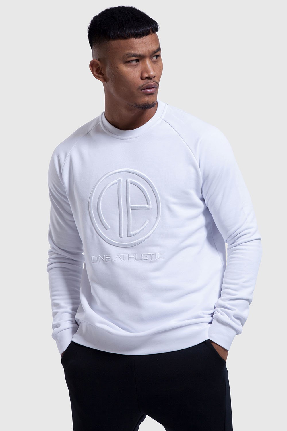 Premium Sweater White One Athletic